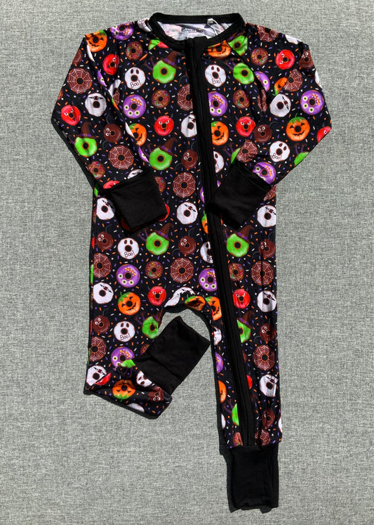 Donut Scare Me One Piece Bamboo Pajamas RTS