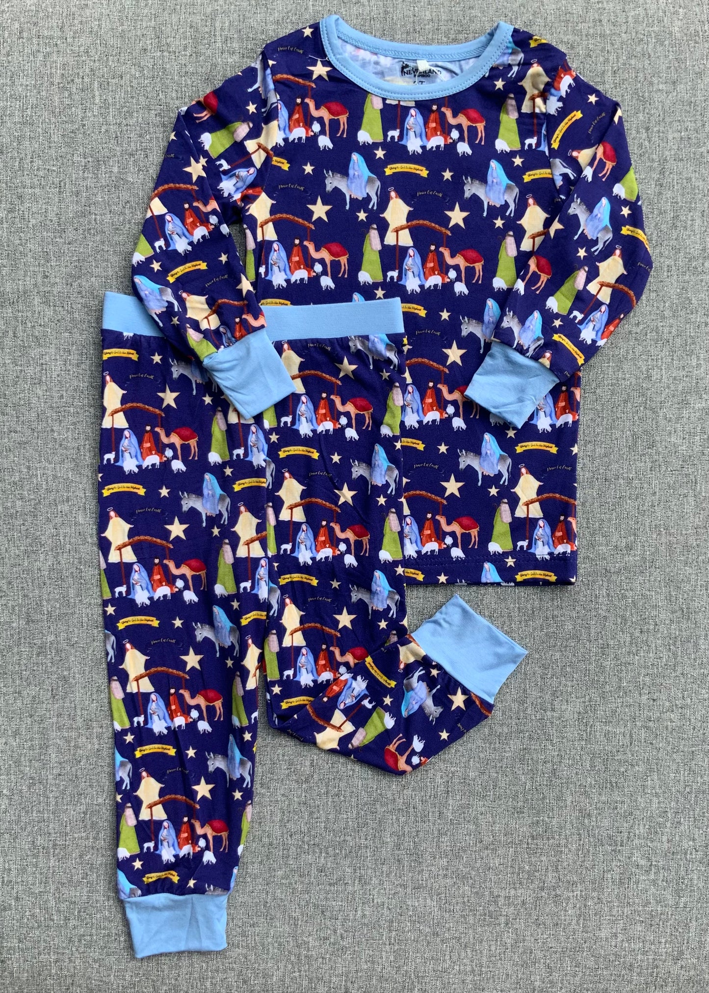 Nativity Two Piece Bamboo Pajamas RTS