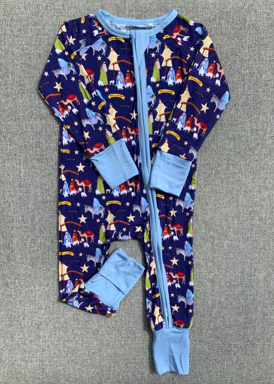 Nativity One Piece Bamboo Pajamas RTS