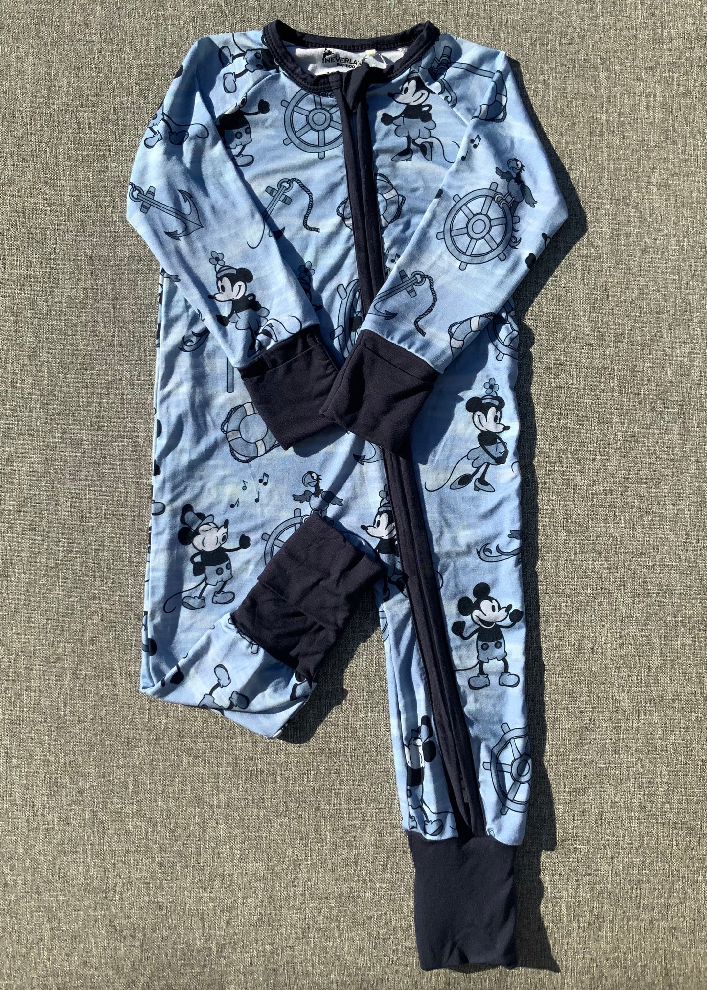 Steamboat Willie One Piece Bamboo Pajamas RTS