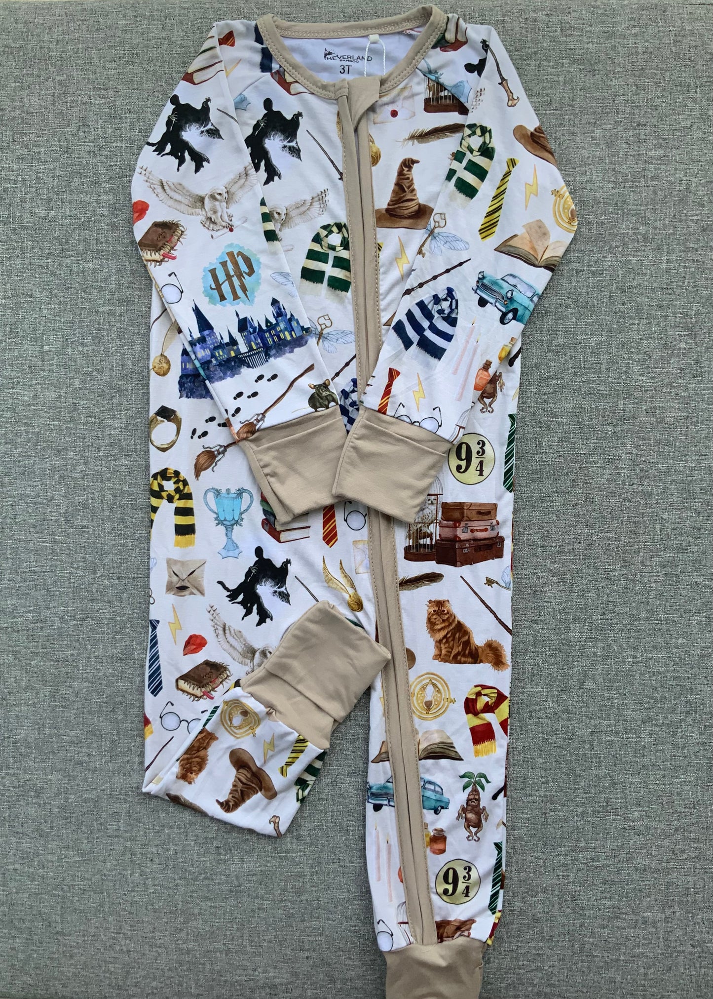 Wizard World One Piece Bamboo Pajamas RTS