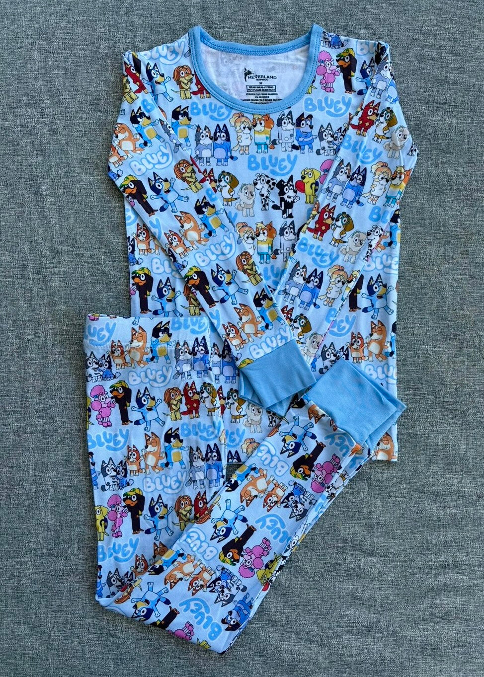 Heeler Family Two Piece Bamboo Pajamas RTS