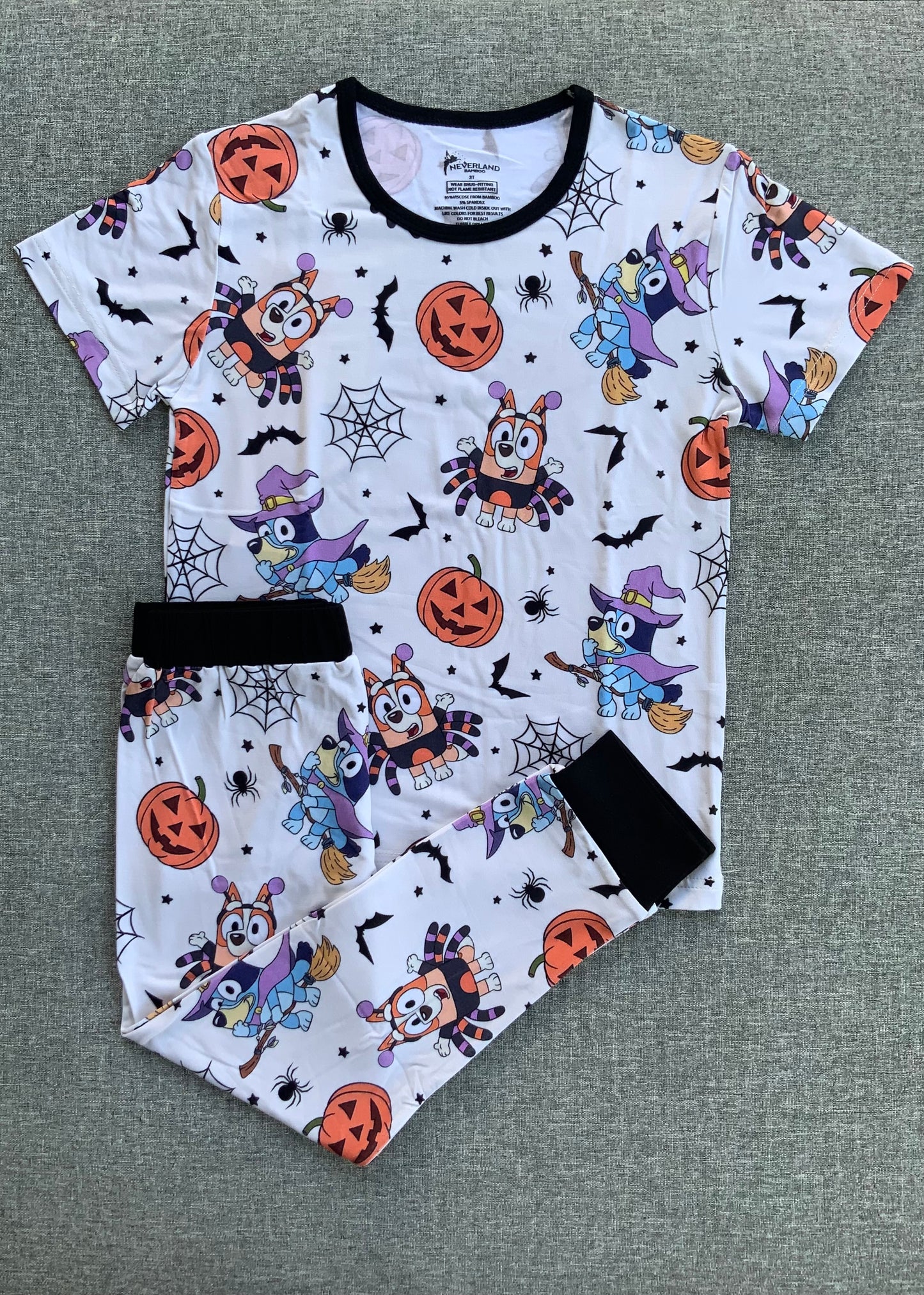 Heeler Halloween Two Piece Bamboo Pajamas RTS