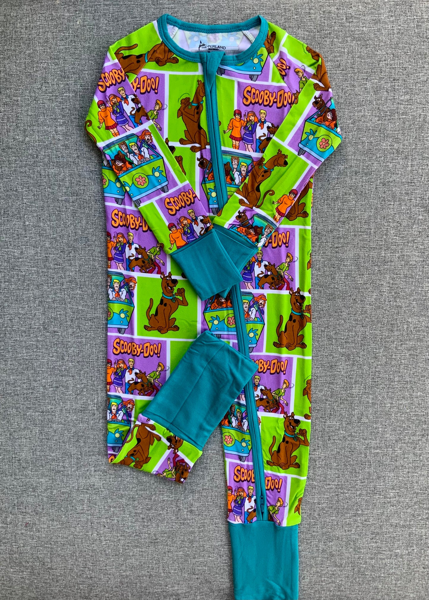 Scooby One Piece Bamboo Pajamas RTS