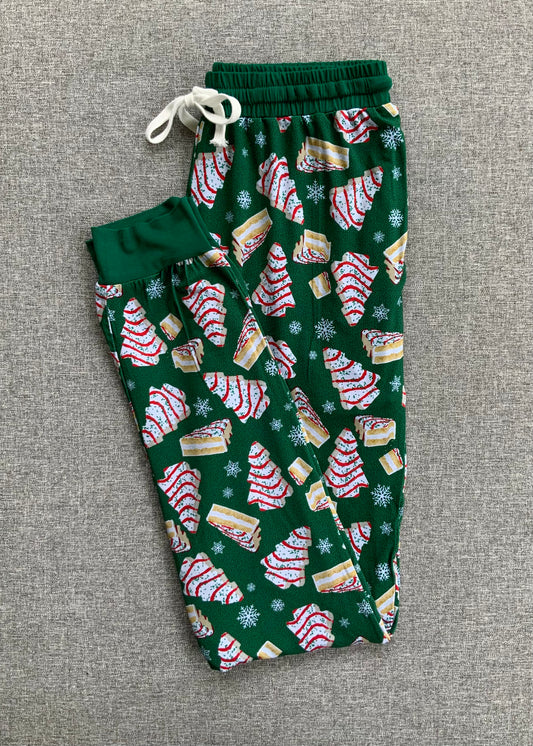 Christmas Tree Cakes Adult Bamboo Joggers RTS